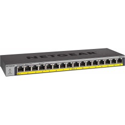 NETGEAR 16-Port Gigabit Ethernet Unmanaged PoE Switch (GS116LP) - with 16 x PoE+ @ 76W Upgradeable